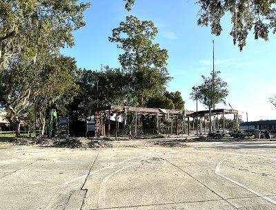 Checkers drive-in demolished